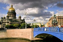 The Admiralty Island and St. Isaac's Square in St. Petersburg