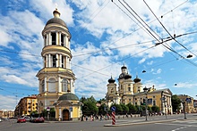 Vladimirskaya Ploshchad and Vitebsk Station in St. Petersburg
