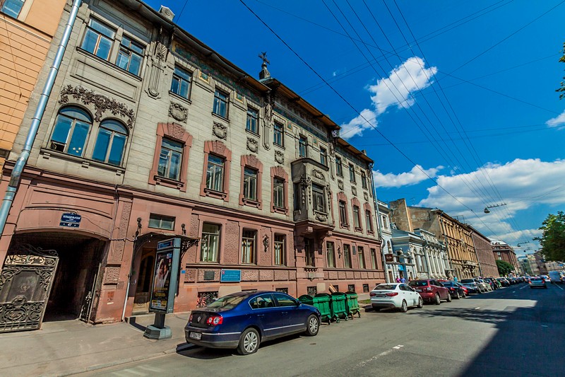 Nabokov House on Bolshaya Morskaya Ulitsa in St Petersburg, Russia