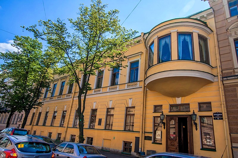 Polovtsov Mansion (House of Architects) on Bolshaya Morskaya Ulitsa in St Petersburg, Russia
