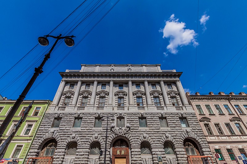 Russian Industrial and Commercial Bank on Bolshaya Morskaya Ulitsa in Saint-Petersburg, Russia Russian Industrial and Commercial Bank on Bolshaya Morskaya Ulitsa in Saint-Petersburg, Russia