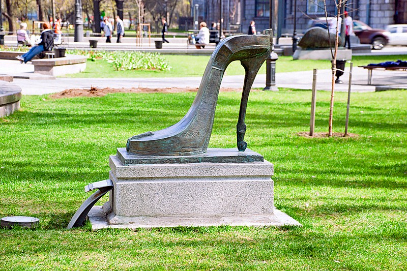 The Musical Garden on Kamennoostrovsky Prospekt in Saint-Petersburg, Russia