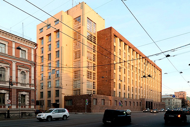 The infamous Big House – FSB (formerly KGB) headquarters in St Petersburg, Russia