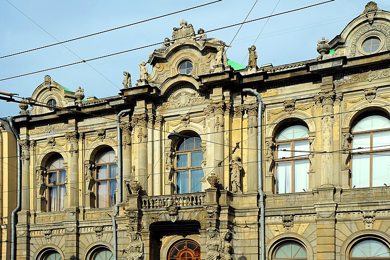 Mansion of Duchess Yusupova on Liteyny Prospekt in Saint-Petersburg, Russia