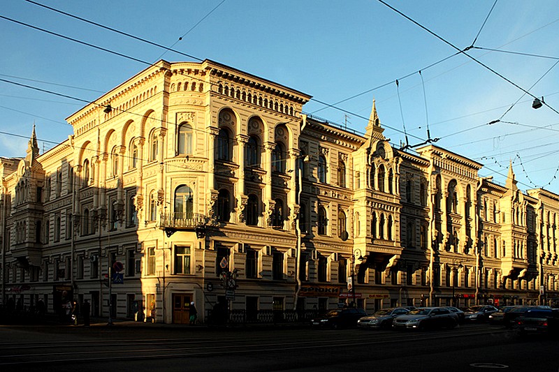 Tupikov Apartment Building on Liteyny Prospekt in St Petersburg, Russia