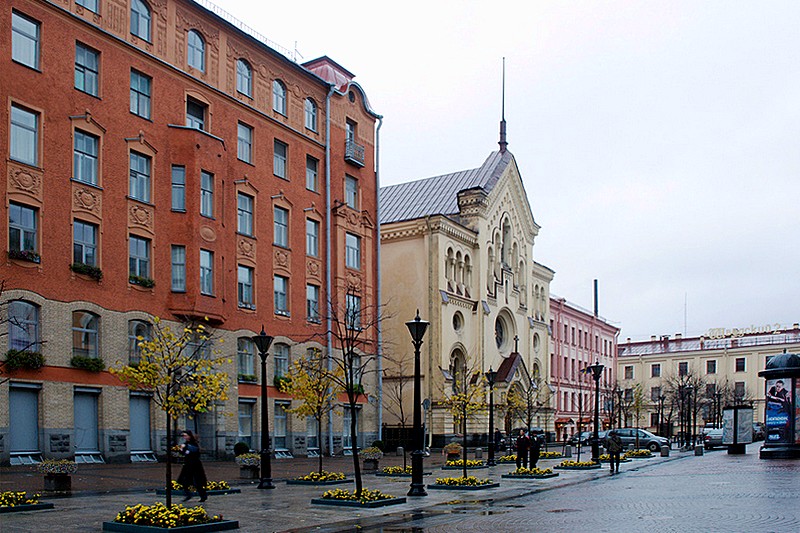 Swedish Lutheran Church of St. Catherine on Malaya Konyushennaya Ulitsa in St Petersburg, Russia