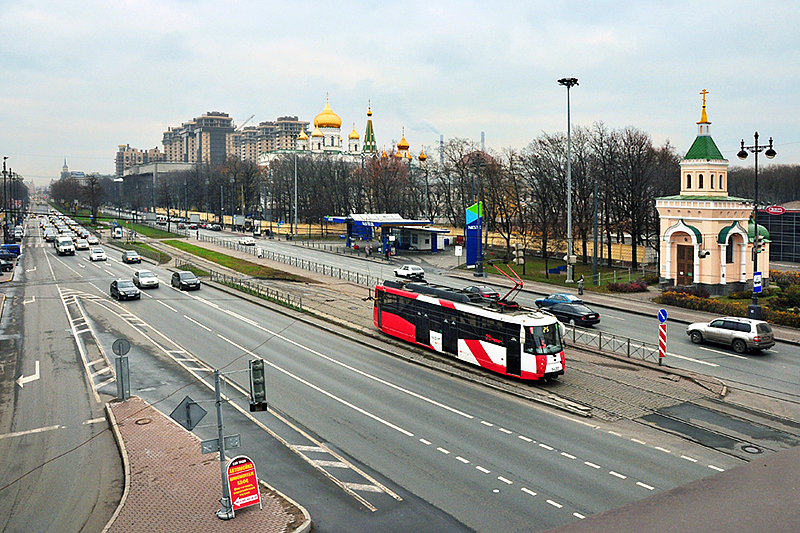 Moskovsky Prospekt in St Petersburg, Russia