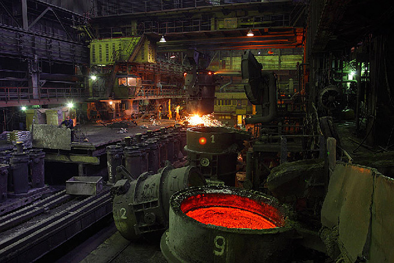 Workshops of the Kirov Metal Works in St Petersburg, Russia, where tanks were repaired during the Siege of Leningrad Workshops of the Kirov Metal Works in St Petersburg, Russia, where tanks were repaired during the Siege of Leningrad