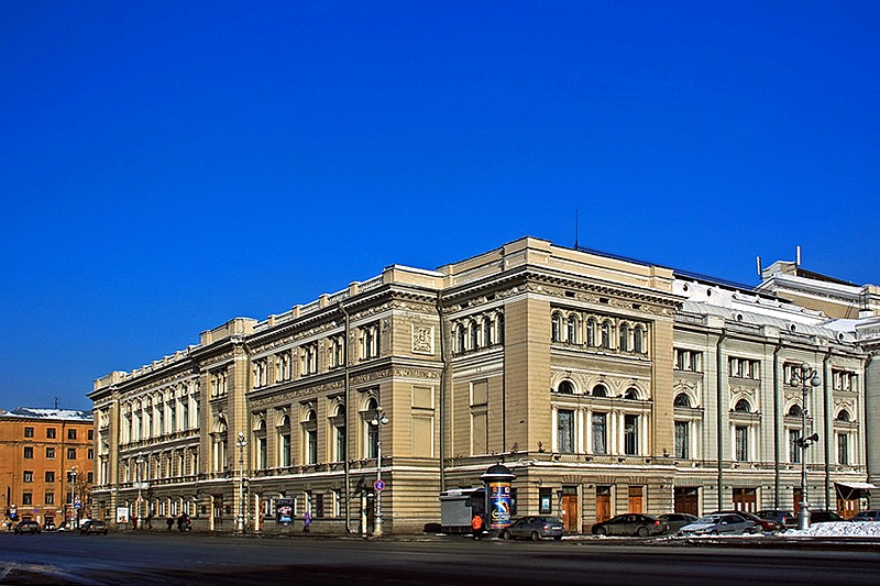 Conservatoire on Teatralnaya Ploshchad in St Petersburg, Russia
