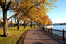 Kronverkskaya Naberezhnaya (Kronverk Embankment), St. Petersburg, Russia