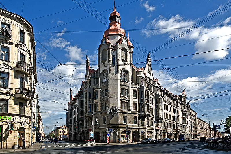 The House of Municipal Agencies on Voznesenskiy Prospekt in Saint-Petersburg, Russia