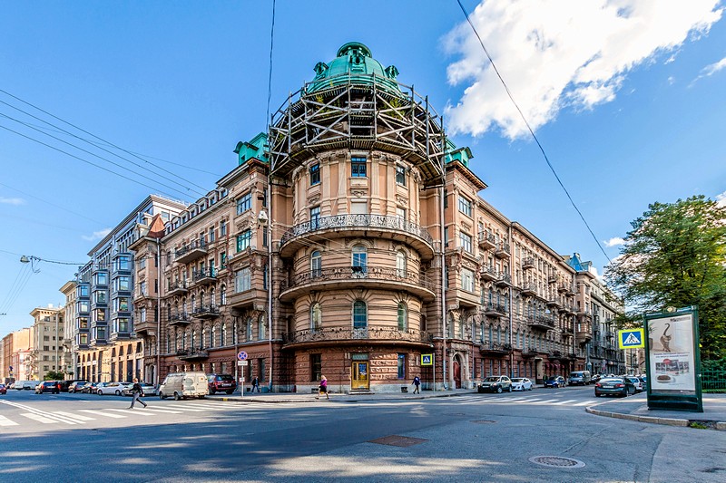 Dernov House - Tower of Vyacheslav Ivanov in St Petersburg, Russia