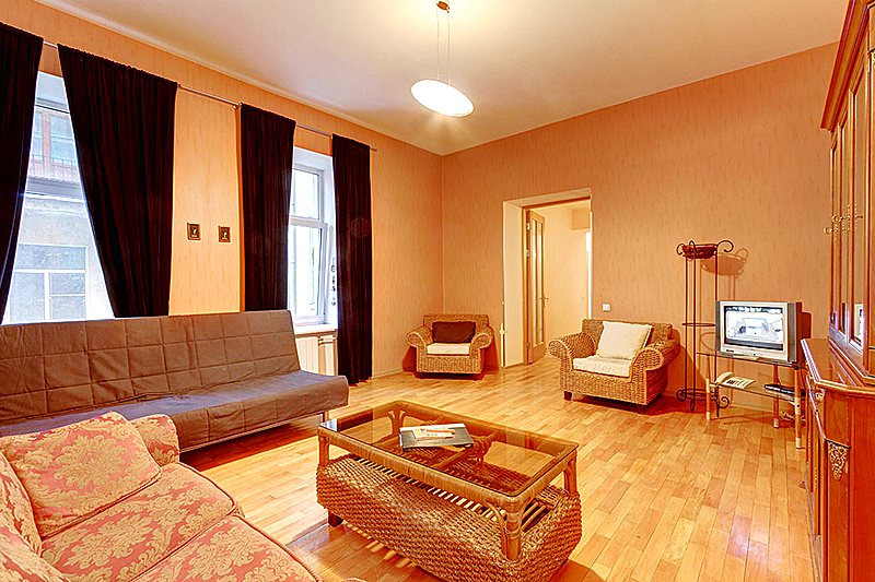 Two Room Apartments Mayakovskogo Ulitsa in St. Petersburg, Russia