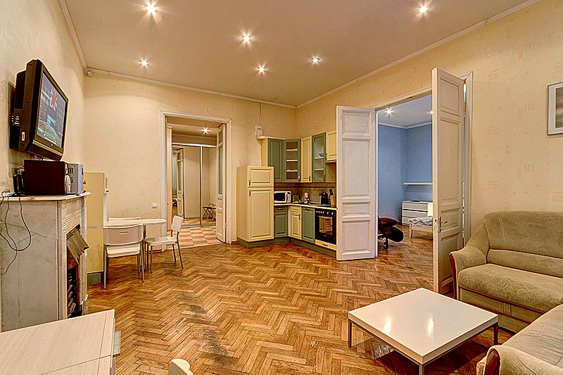 Two Room Apartments Nevsky Prospekt in St. Petersburg, Russia