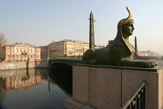 Egyptian Bridge, St. Petersburg, Russia