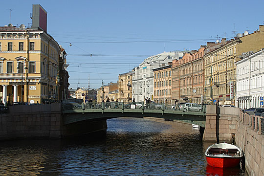 Green Bridge, St. Petersburg, Russia