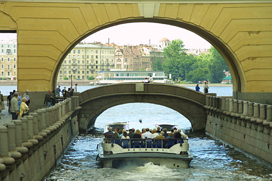 Hermitage Bridge, St. Petersburg, Russia