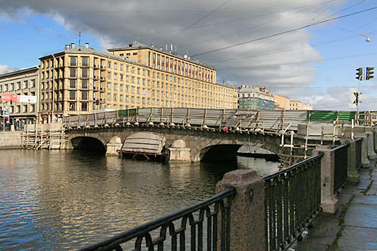 Izmailovsky Bridge, St. Petersburg, Russia