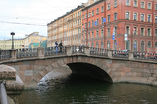 Kamenny Bridge, St. Petersburg, Russia