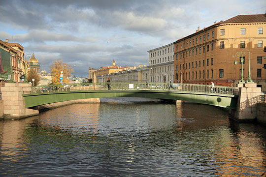 Krasnoflotsky Bridge, St. Petersburg, Russia