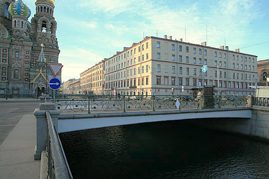 Novo-Konyushenny Bridge, St. Petersburg, Russia