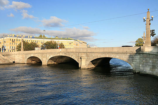 Obukhovsky Bridge, St. Petersburg, Russia