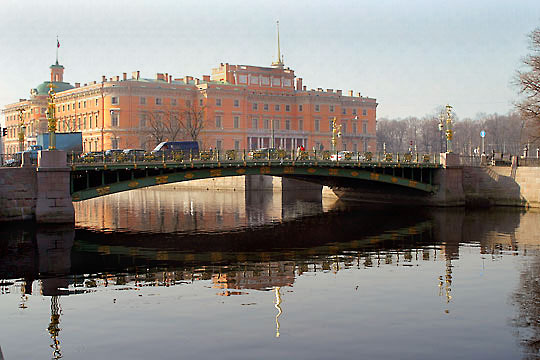 Panteleimonovsky Bridge, St. Petersburg, Russia