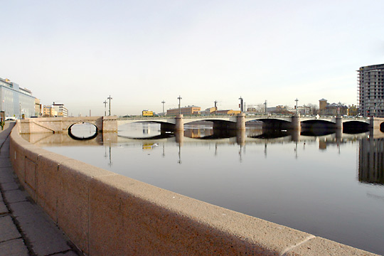 Sampsonievsky Bridge, St. Petersburg, Russia