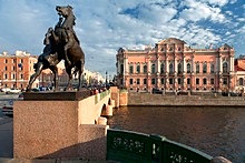 Anichkov Bridge, St. Petersburg, Russia