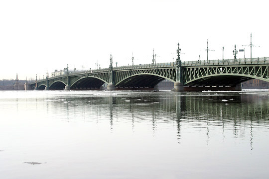 Trinity Bridge, St. Petersburg, Russia