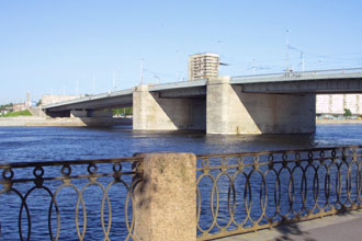 Volodarsky Bridge, St. Petersburg, Russia