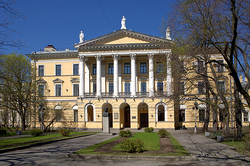 Main building of the Assignation Bank in St Petersburg, Russia