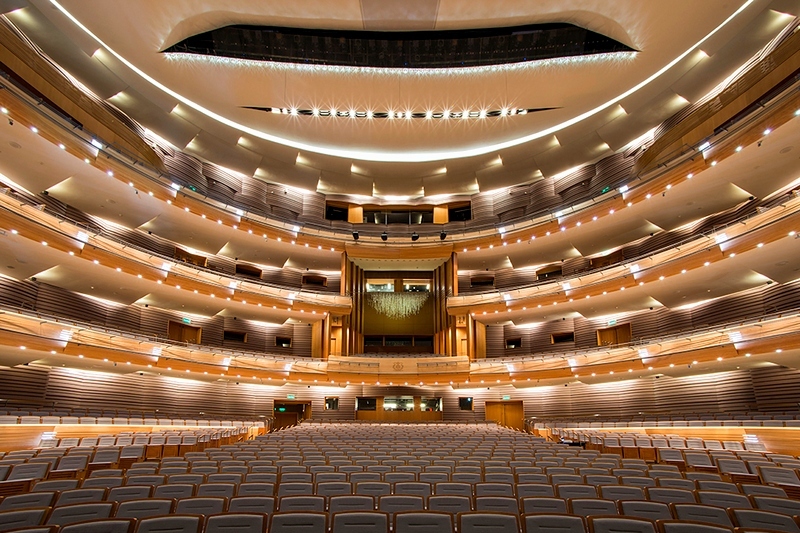 Auditorium at the New Stage of the Mariinsky Theatre in St. Petersburg, Russia