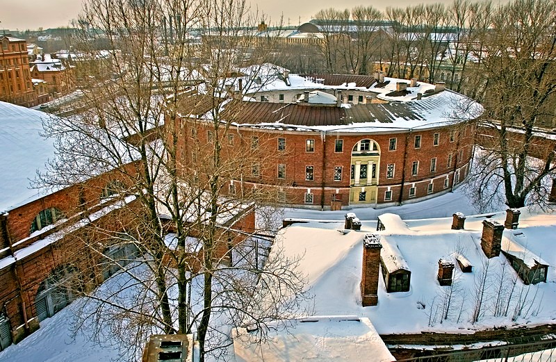 The Bottle - A naval jail in the grounds of New Holland in Saint-Petersburg, Russia