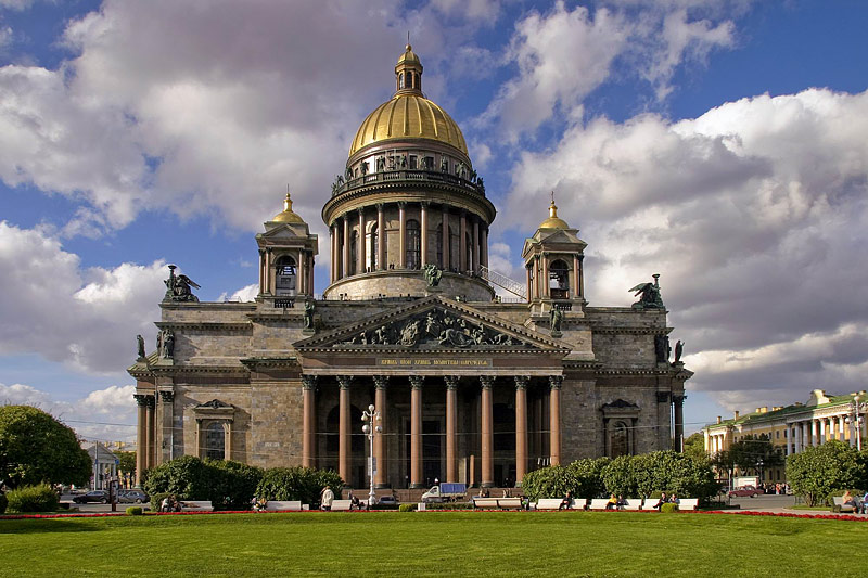 St. Isaac's Cathedral in Saint-Petersburg, Russia