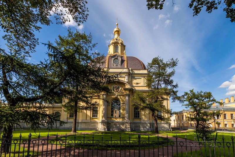 Grand Ducal Mausoleum at the Peter and Paul Fortress in Saint-Petersburg, Russia