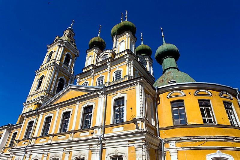 Church of the Annunciation on Vasilevskiy Island in St Petersburg, Russia