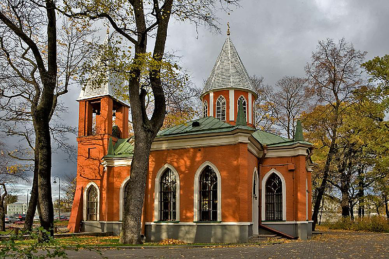 Church of the Birth of St. John the Baptist on Kamenniy Ostrov (Stony Island) in St Petersburg, Russia Church of the Birth of St. John the Baptist on Kamenniy Ostrov (Stony Island) in St Petersburg, Russia