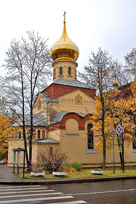 Church of the Intercession of the Holy Virgin at the Polytechnical Institure in St Petersburg, Russia