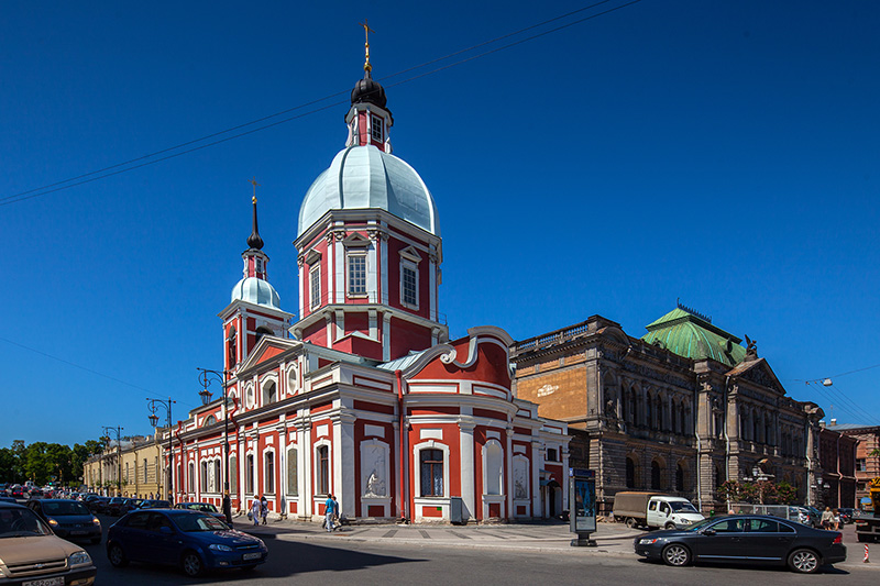 Church of St. Panteleimon the Healer in Saint-Petersburg, Russia