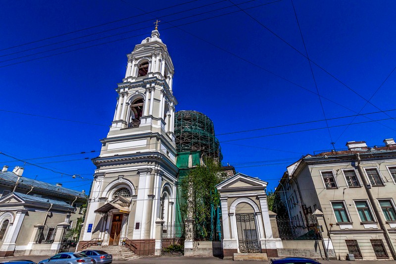 Church of St. Catherine the Martyr in St Petersburg, Russia