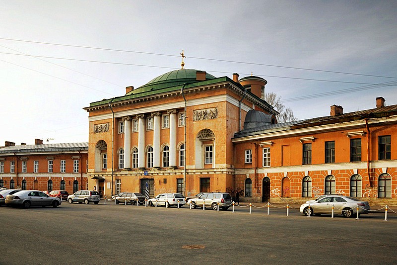 Church of the Saviour Not Made by Human Hand on Konyushennaya Ploshchad in St Petersburg, Russia