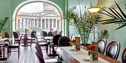Cafe Singer restaurant in St. Petersburg, Russia