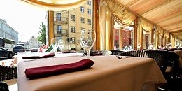 Da Albertone restaurant in St. Petersburg, Russia