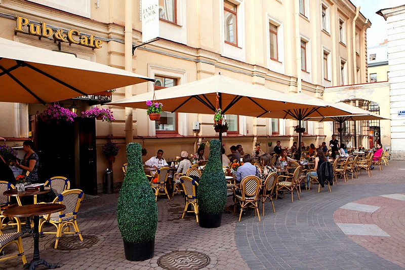 James Cook Pub Cafe Restaurant in St. Petersburg, Russia