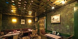 Krokodil restaurant in St. Petersburg, Russia