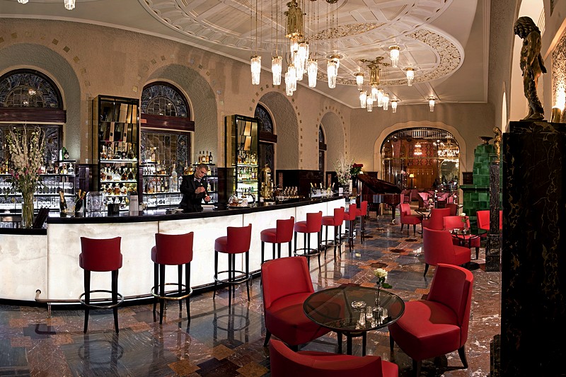 Lobby Bar Grand Hotel Europe Restaurant in St. Petersburg, Russia