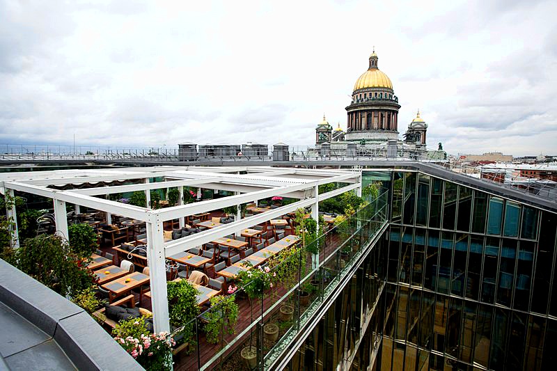 Mansarda Restaurant in St. Petersburg, Russia