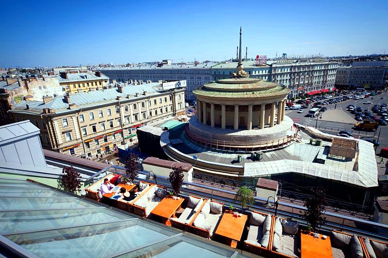 Moskva Restaurant in St. Petersburg, Russia