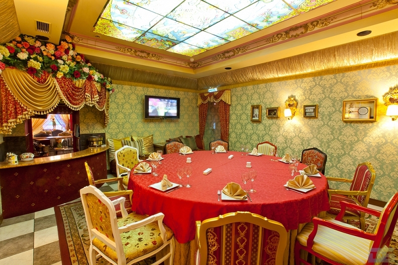 Russian Kitsch Restaurant in St. Petersburg, Russia